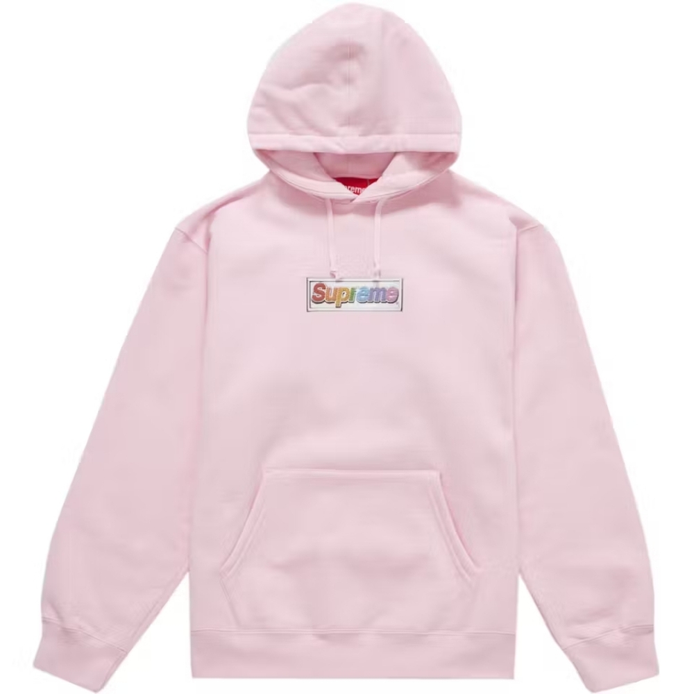 Supreme Bling Box Logo Hooded Sweatshirt
